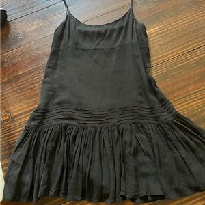 Indah black mini dress with spaghetti straps. Size XS